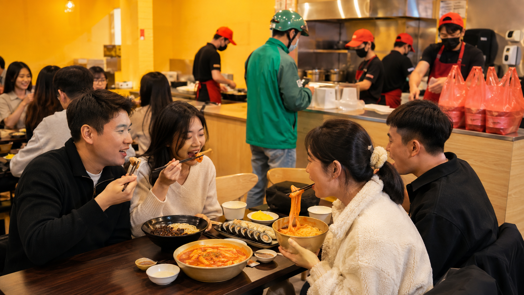 배달 포장 이미지