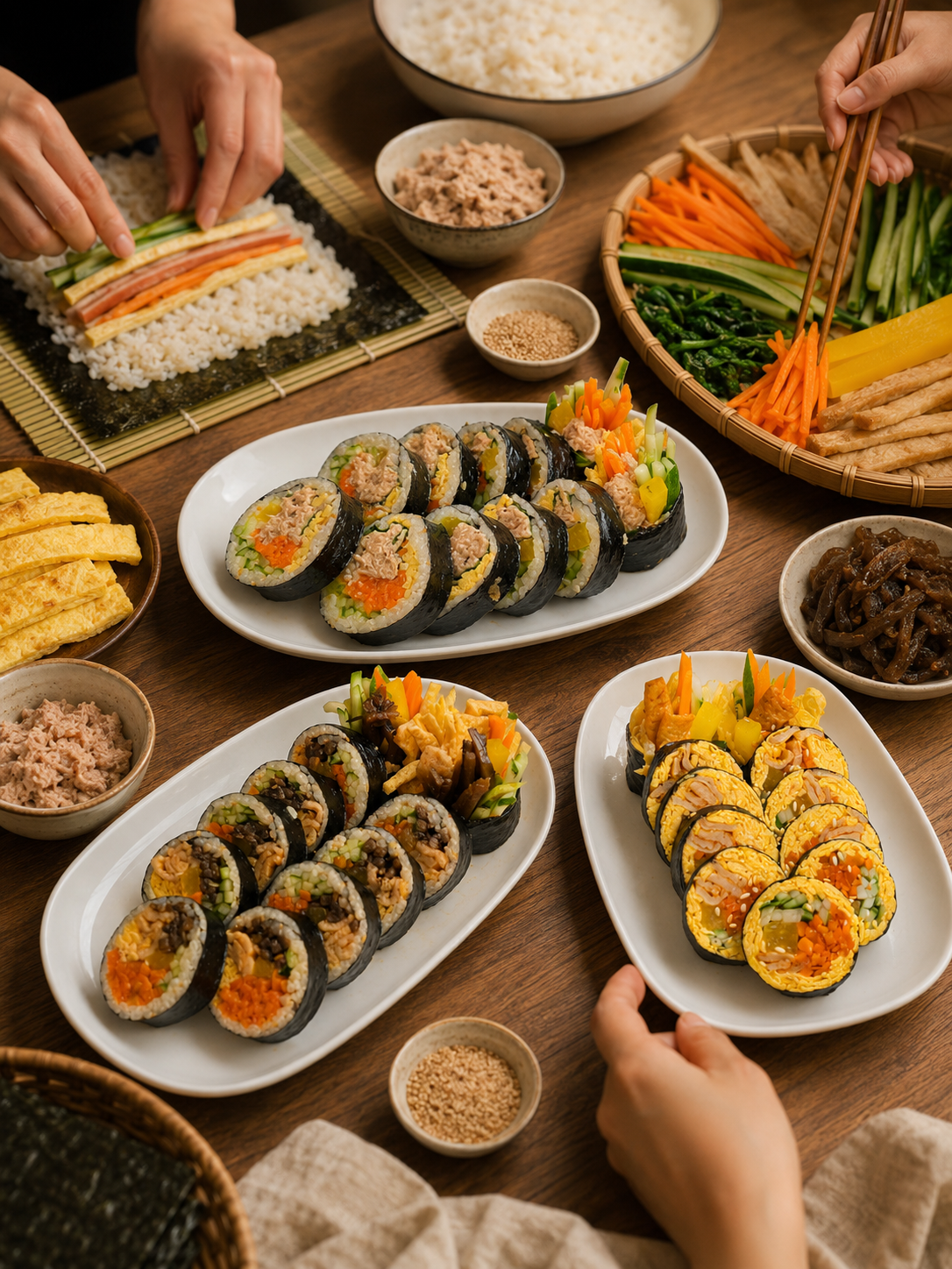 Finished Kimbap